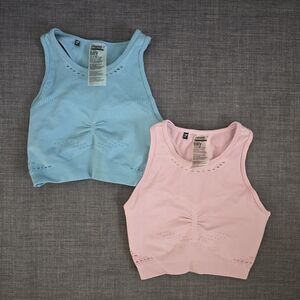 Gymshark Pink & Teal Workout Tops